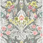A-Street Prints Vera Multicolor Floral Damask Wallpaper | Wallpaper Twins A-Street Prints Vera Multicolor Floral Damask Wallpaper - SKU 2903-25860