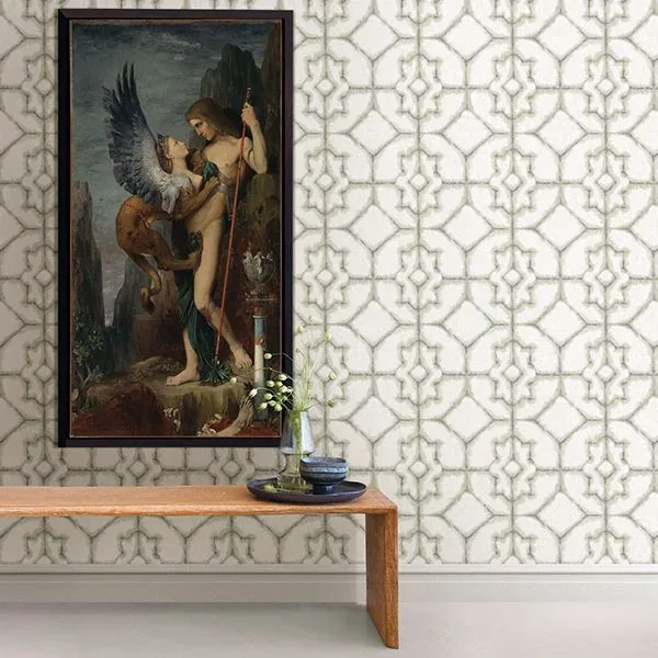 A-Street Prints Verandah Moss Shibori Wallpaper - SKU 2902-25531