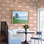 A-Street Prints Villa Raspberry Embellished Ogee Wallpaper | Wallpaper Twins A-Street Prints Villa Raspberry Embellished Ogee Wallpaper - SKU 4122-72403
