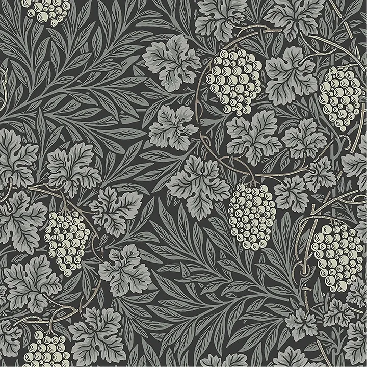 A-Street Prints Vine Denim Woodland Fruits Wallpaper - SKU 4153-82021
