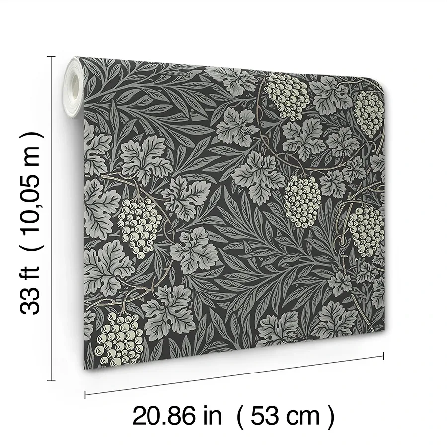 A-Street Prints Vine Denim Woodland Fruits Wallpaper | Wallpaper Twins A-Street Prints Vine Denim Woodland Fruits Wallpaper - SKU 4153-82021