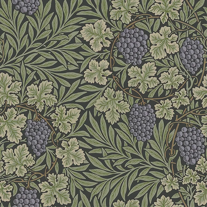 A-Street Prints Vine Green Woodland Fruits Wallpaper - SKU 4153-82019