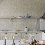A-Street Prints Vine Light Grey Woodland Fruits Wallpaper - SKU 4153-82017