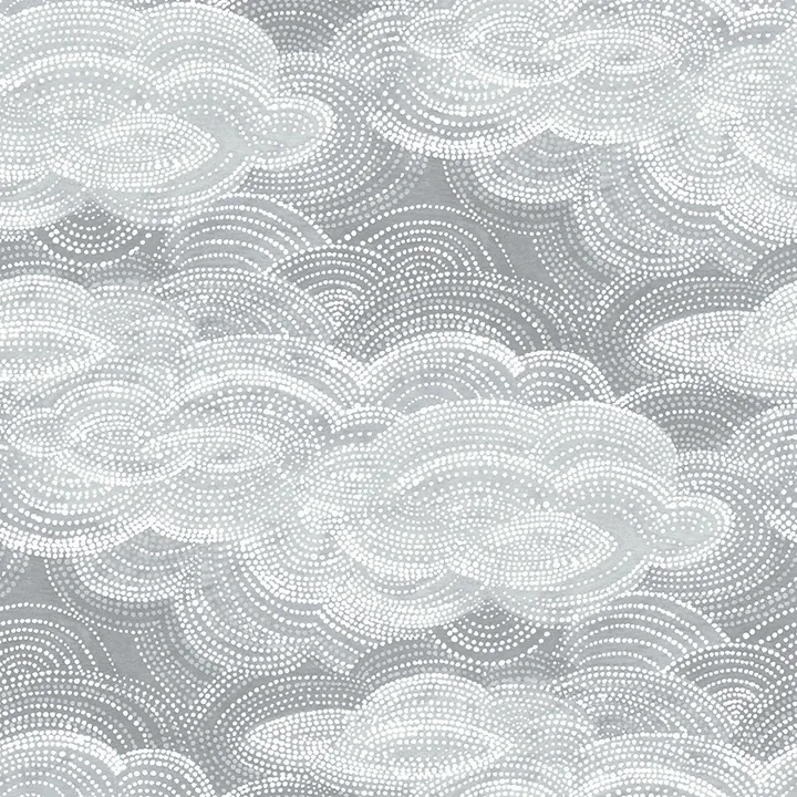 A-Street Prints Vision Slate Stipple Clouds Wallpaper - SKU 4122-72404