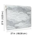 A-Street Prints Vision Slate Stipple Clouds Wallpaper | Wallpaper Twins A-Street Prints Vision Slate Stipple Clouds Wallpaper - SKU 4122-72404