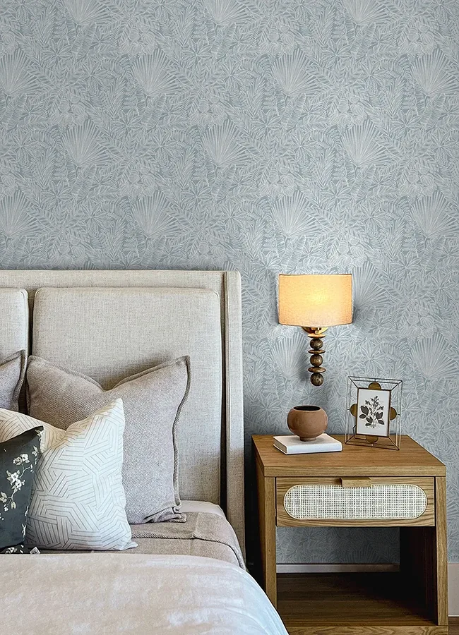 A-Street Prints Vita Blue Botanical Wallpaper | Wallpaper Twins A-Street Prints Vita Blue Botanical Wallpaper - SKU 4120-26802