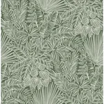A-Street Prints Vita Green Botanical Wallpaper - SKU 4120-26804