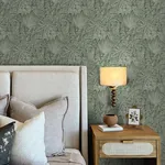 A-Street Prints Vita Green Botanical Wallpaper - SKU 4120-26804