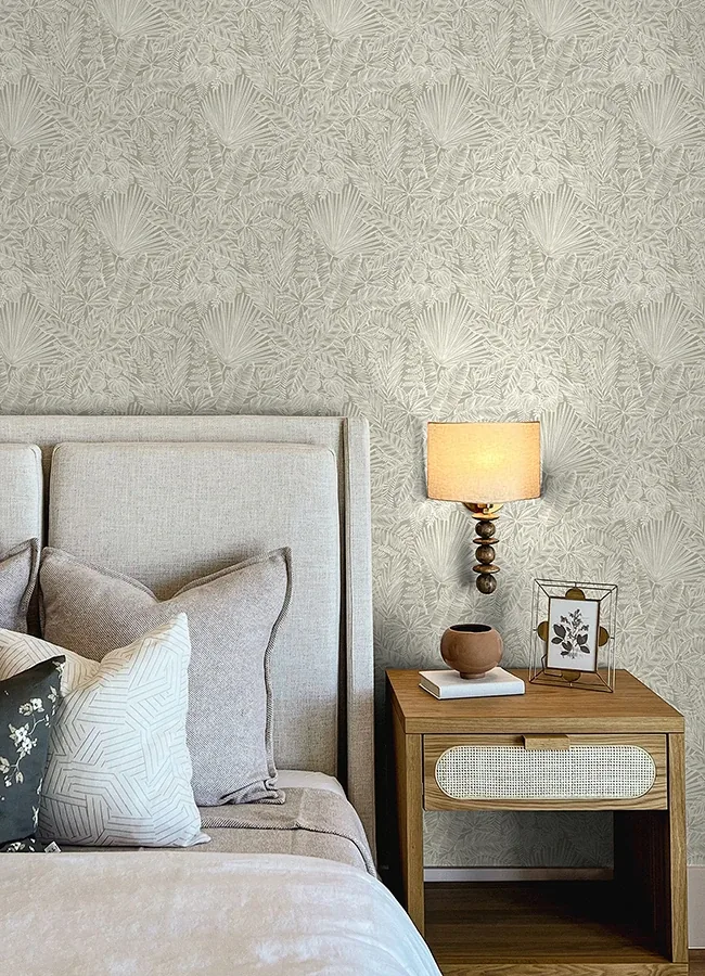 A-Street Prints Vita Light Brown Botanical Wallpaper | Wallpaper Twins A-Street Prints Vita Light Brown Botanical Wallpaper - SKU 4120-26800