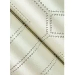 A-Street Prints Voltaire Grey Beaded Geometric Wallpaper - SKU 2973-87371