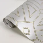 A-Street Prints Voltaire Ivory Beaded Geometric Wallpaper | Wallpaper Twins A-Street Prints Voltaire Ivory Beaded Geometric Wallpaper - SKU 2902-87335