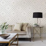 A-Street Prints Voltaire Off White Beaded Geometric Wallpaper | Wallpaper Twins A-Street Prints Voltaire Off White Beaded Geometric Wallpaper - SKU 2902-87336