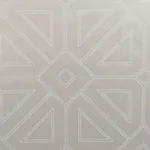 A-Street Prints Voltaire Platinum Beaded Geometric Wallpaper - SKU 2902-87338