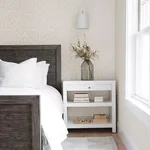 A-Street Prints Voltaire Platinum Beaded Geometric Wallpaper - SKU 2902-87338