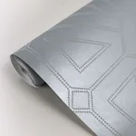 A-Street Prints Voltaire Silver Beaded Geometric Wallpaper | Wallpaper Twins A-Street Prints Voltaire Silver Beaded Geometric Wallpaper - SKU 2902-87334