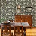 A-Street Prints Voysey Black Floral Wallpaper - SKU 2970-87535