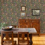 A-Street Prints Voysey Brown Floral Wallpaper - SKU 2970-87534