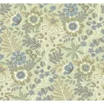 A-Street Prints Voysey Green Floral Wallpaper - SKU 2970-87532