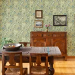 A-Street Prints Voysey Green Floral Wallpaper - SKU 2970-87532