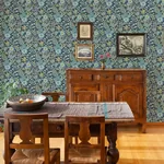 A-Street Prints Voysey Navy Floral Wallpaper - SKU 2970-87533