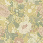 A-Street Prints Växa Butter Rabbits & Rosehips Wallpaper | Wallpaper Twins A-Street Prints Växa Butter Rabbits & Rosehips Wallpaper - SKU 4111-63014