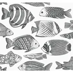 A-Street Prints Wailea Black Tropical School Wallpaper | Wallpaper Twins A-Street Prints Wailea Black Tropical School Wallpaper - SKU 2927-80200