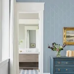 A-Street Prints Walcott Light Blue Stitched Trellis Wallpaper - SKU 4074-26607