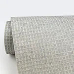 A-Street Prints Wancahi Grey Grasscloth Wallpaper - SKU 2829-80017