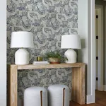 A-Street Prints Wanderer Blueberry Mosiac Wallpaper - SKU 4146-27215