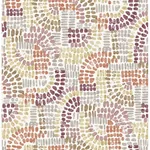 A-Street Prints Wanderer Multicolor Mosiac Wallpaper - SKU 4146-27216