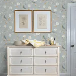 A-Street Prints Wellesley Blue Heather Chinoiserie Wallpaper - SKU AST4362