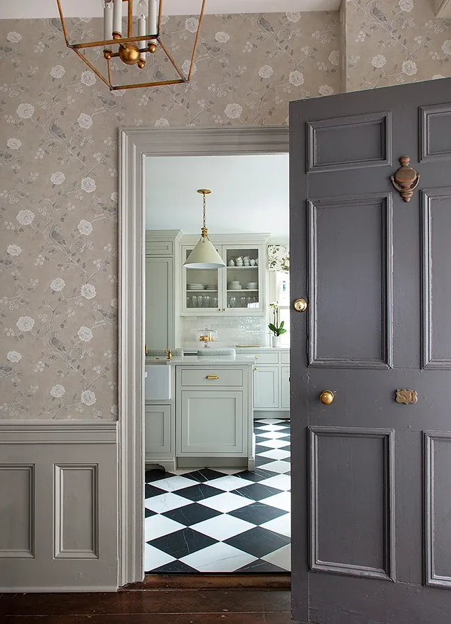 A-Street Prints Wellesley Taupe Chinoiserie Wallpaper - SKU AST4969