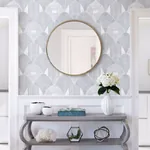 A-Street Prints Westport Pewter Geometric Wallpaper - SKU 2964-25929