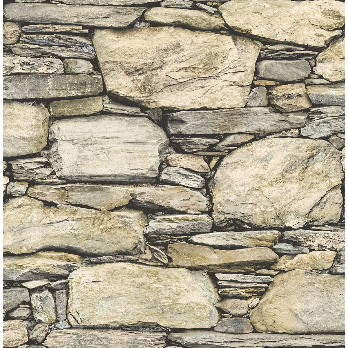 A-Street Prints Wheat Stone Wall Wallpaper - SKU 2701-22317