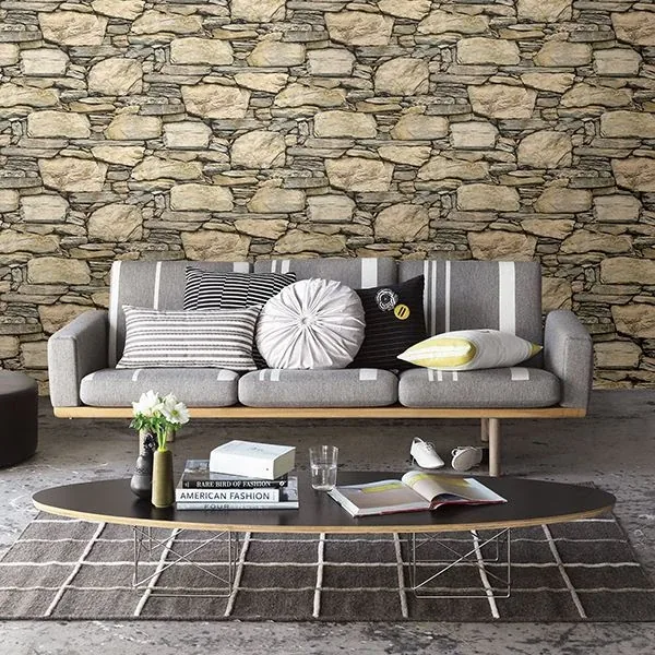 A-Street Prints Wheat Stone Wall Wallpaper - SKU 2701-22317