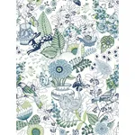 A-Street Prints Whimsy Blue Fauna Wallpaper - SKU 2821-12804