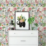 A-Street Prints Whimsy Multicolor Fauna Wallpaper - SKU 2821-12801