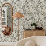 A-Street Prints Whimsy Neutral Fauna Wallpaper - SKU 4135-12806