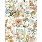 A-Street Prints Whimsy Pink Fauna Wallpaper - SKU 2821-12802