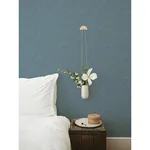 A-Street Prints Wilma Blue Block Print Wallpaper - SKU 2999-13128