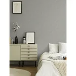 A-Street Prints Wilma Grey Block Print Wallpaper - SKU 2999-13126