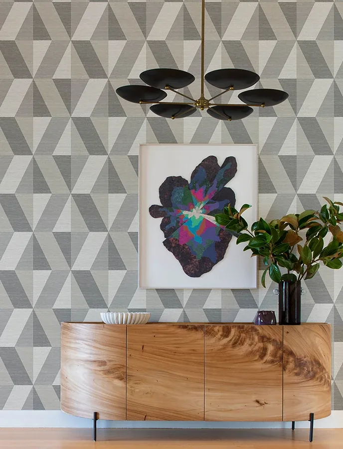 A-Street Prints Winslow Stone Geometric Faux Grasscloth Wallpaper | Wallpaper Twins A-Street Prints Winslow Stone Geometric Faux Grasscloth Wallpaper - SKU 4141-27107