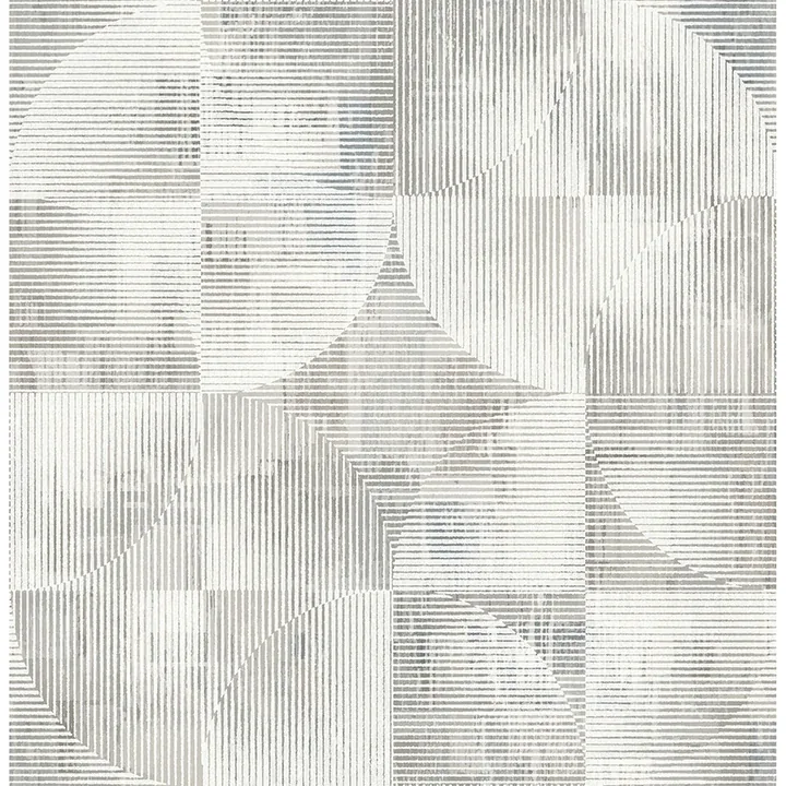 A-Street Prints Woodbine Neutral Abstract Geometric Wallpaper - SKU 4155-27342