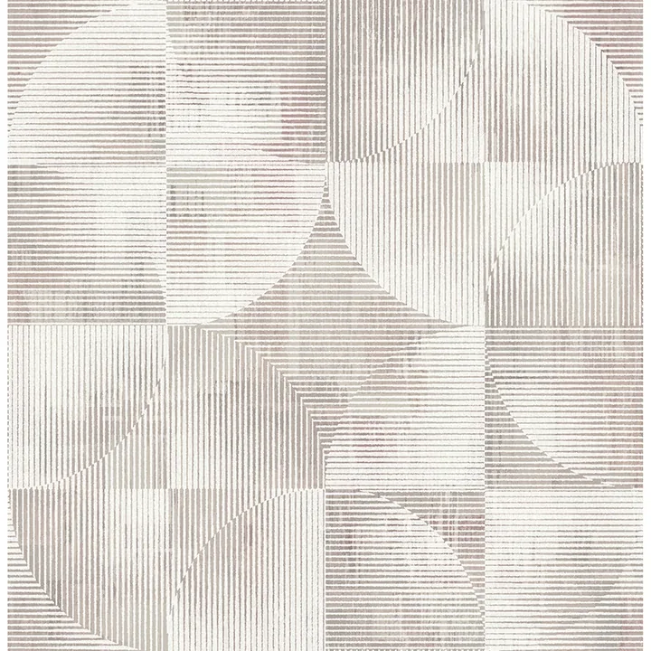4155-27341 | Woodbine Rose Abstract Geometric Wallpaper