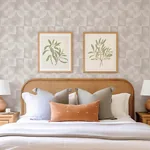 A-Street Prints Woodbine Rose Abstract Geometric Wallpaper - SKU 4155-27341