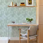 A-Street Prints Woodbine Sage Abstract Geometric Wallpaper - SKU 4155-27340