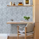 A-Street Prints Woodbine Slate Abstract Geometric Wallpaper - SKU 4155-27343