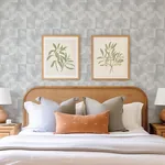 A-Street Prints Woodbine Slate Abstract Geometric Wallpaper - SKU 4155-27343