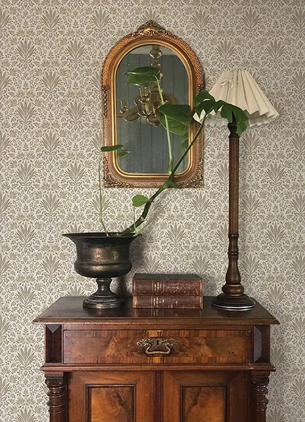 A-Street Prints Woodbury Brown Floral Damask Wallpaper - SKU 4173-27633