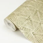 A-Street Prints Wright Gold Textured Triangle Wallpaper - SKU 2970-26119